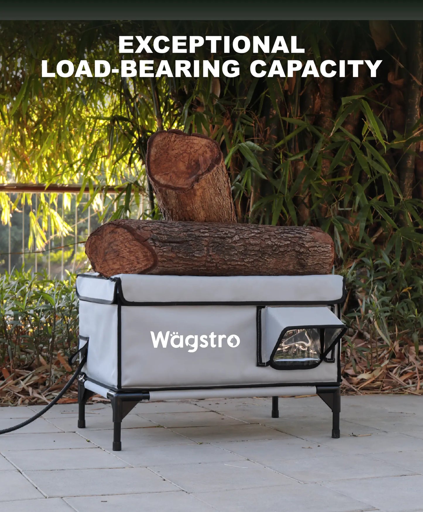 AllGuard™ Heated Outdoor Cat House – Stone Gray | Large