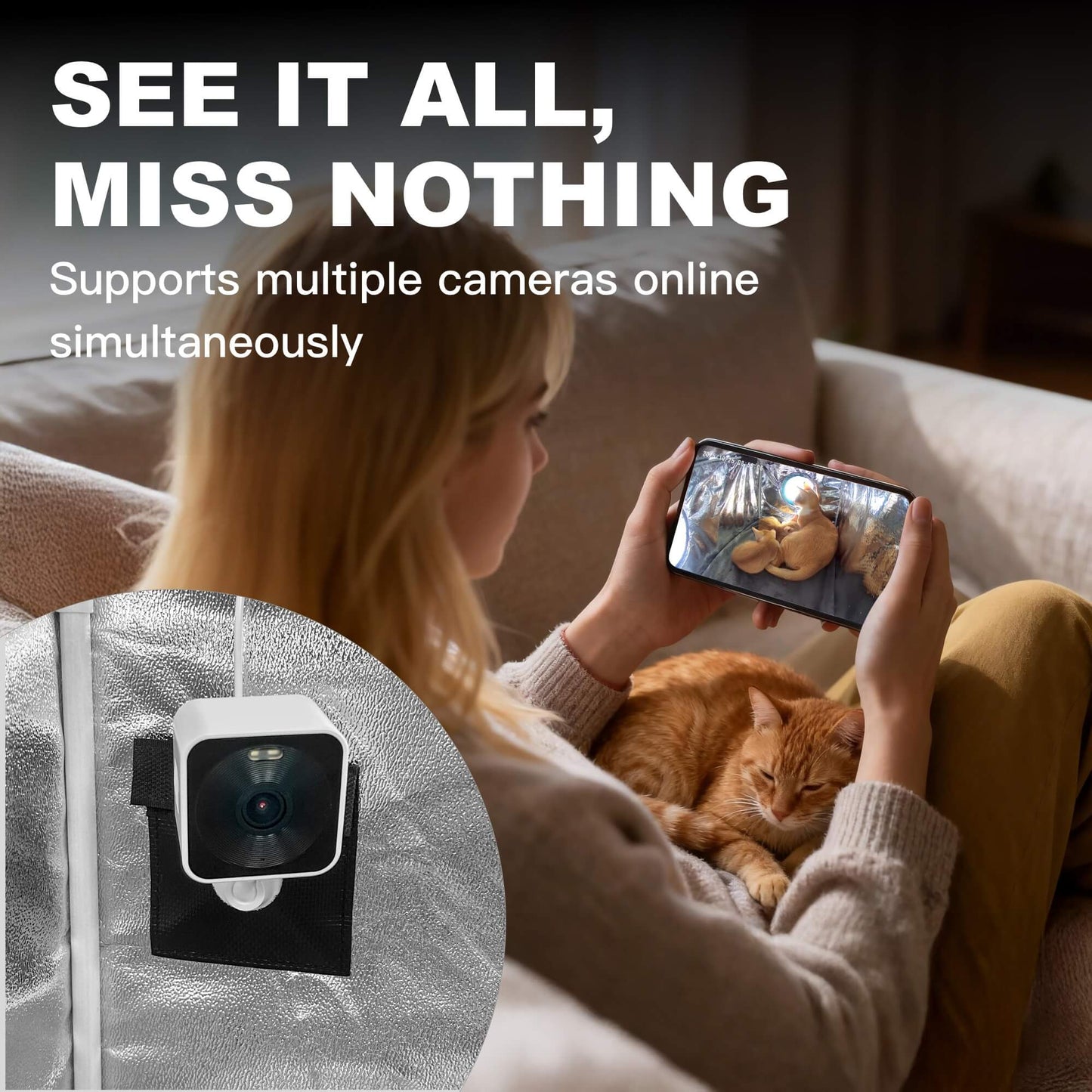 Wagstro Plug-in Outdoor Pet Camera – Continuous Power for 24/7 Monitoring