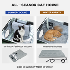 AllGuard Outdoor Heated Cat House – Final Sale