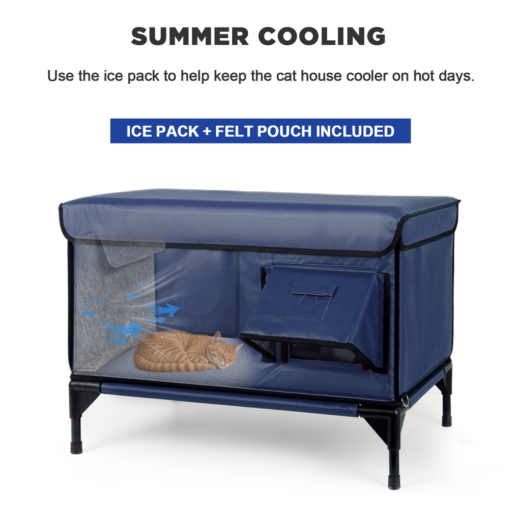 Flagship Outdoor Heated Cat House – Final Sale