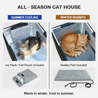 Flagship Outdoor Heated Cat House – Final Sale