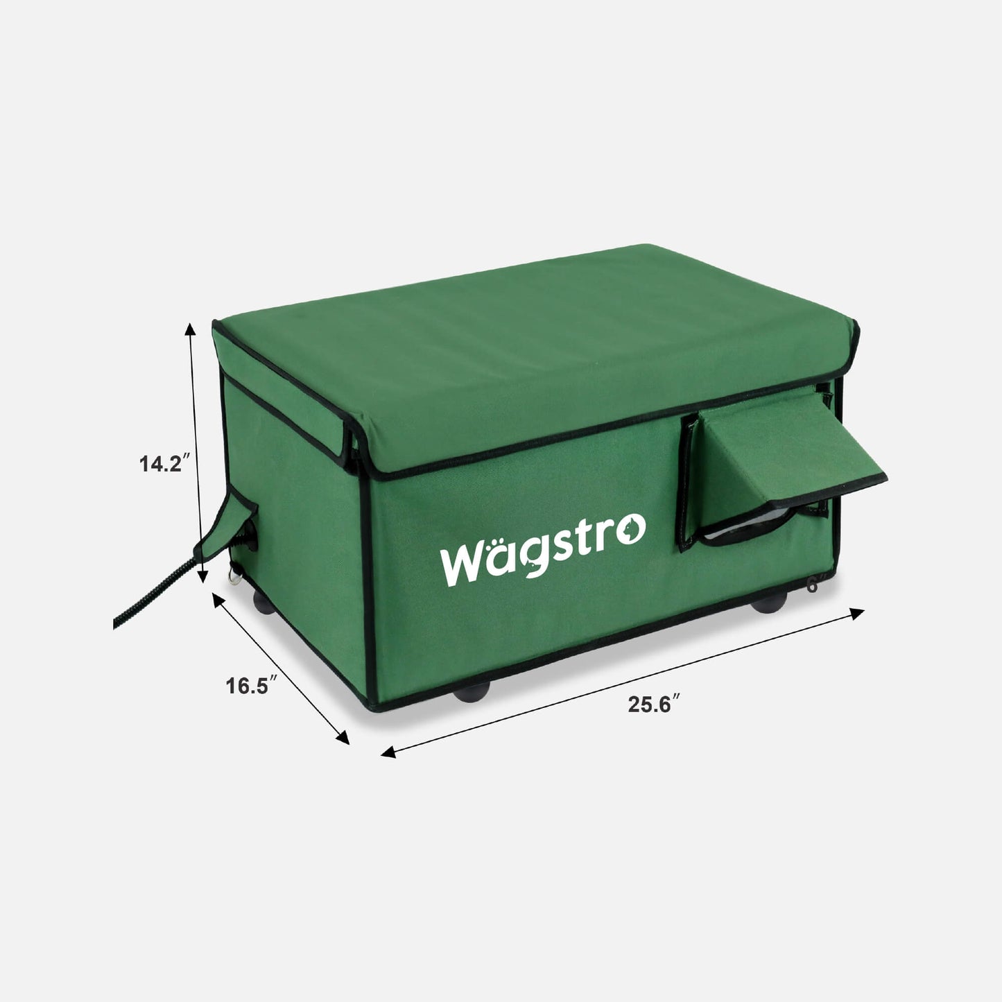 2024 - AllGuard Heated Outdoor Cat Shelter – Green | Compact Base