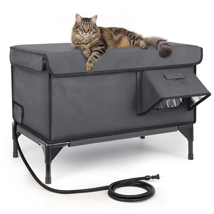 Flagship Outdoor Heated Cat House – Final Sale