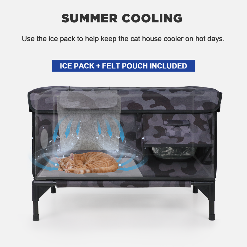 AllGuard Outdoor Heated Cat House – Final Sale