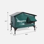 RoofHaus Insulated Outdoor Cat Shelter-Final Sale