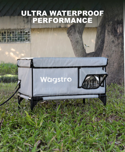 AllGuard™ Heated Outdoor Cat House – Stone Gray | Large