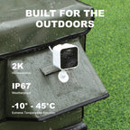 Wagstro Plug-in Outdoor Pet Camera – Continuous Power for 24/7 Monitoring