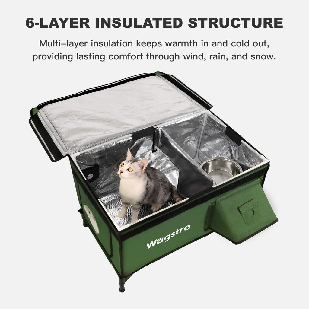 AllGuard Insulated Outdoor Cat House – Final Sale