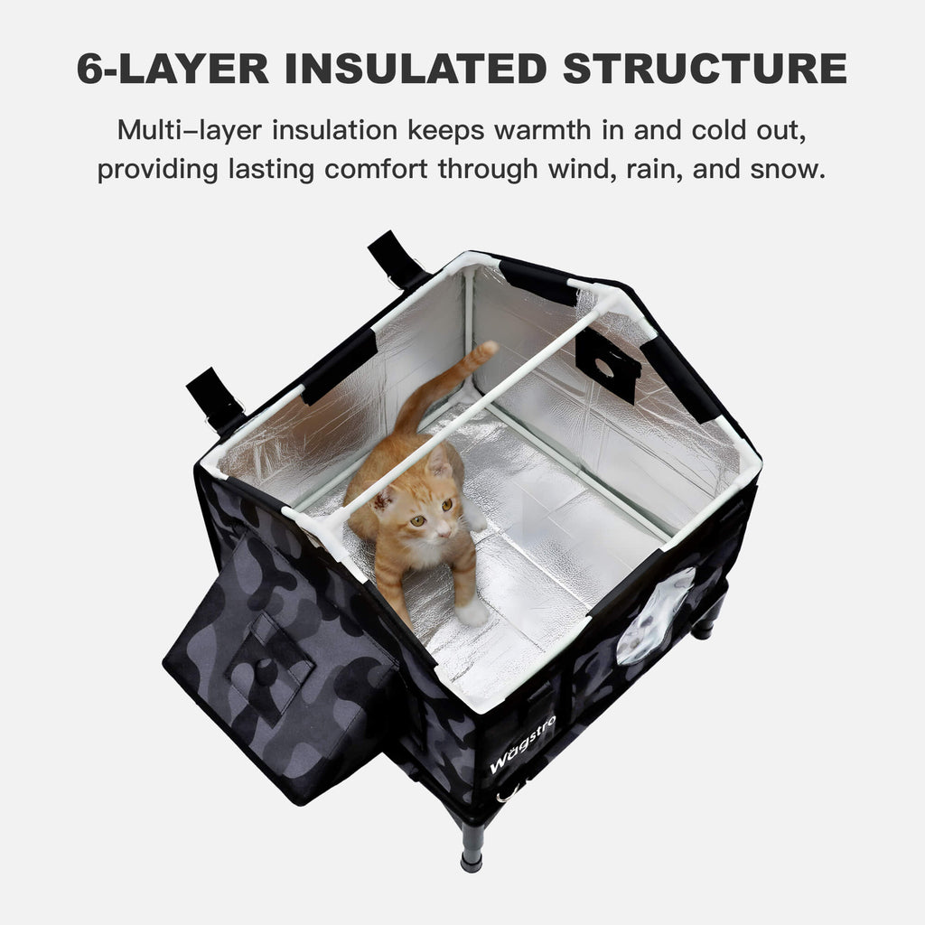RoofHaus Insulated Outdoor Cat House - Final Sale