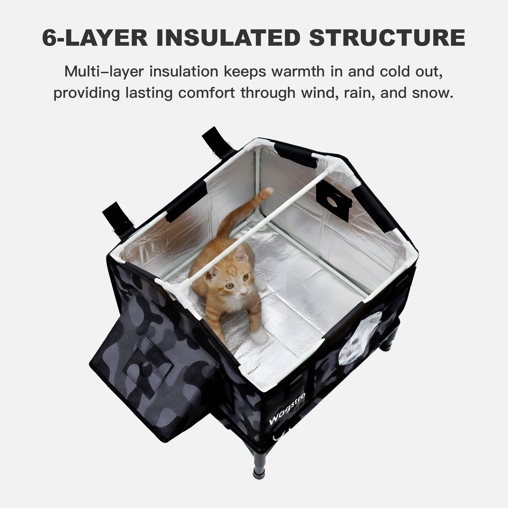 RoofHaus Insulated Outdoor Cat House - Final Sale