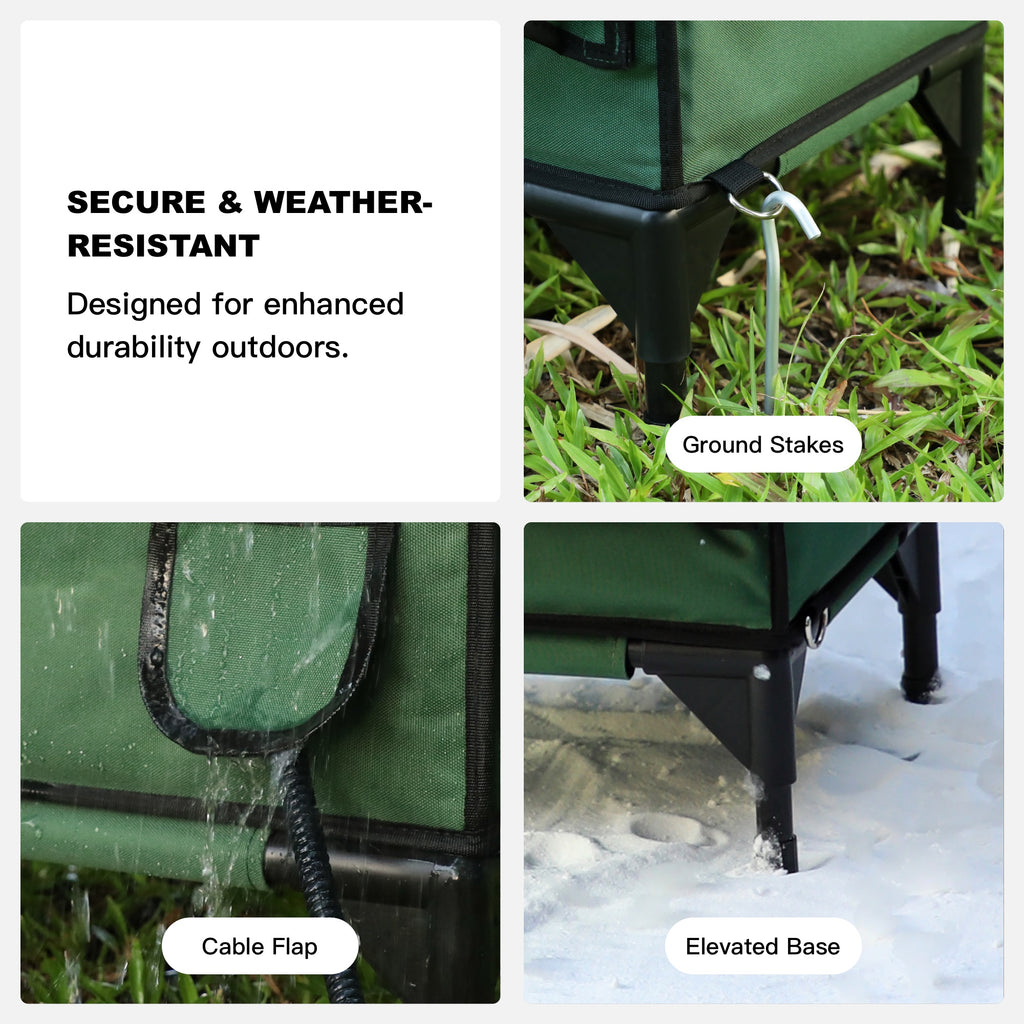 AllGuard Outdoor Heated Cat House  (Small)– Final Sale