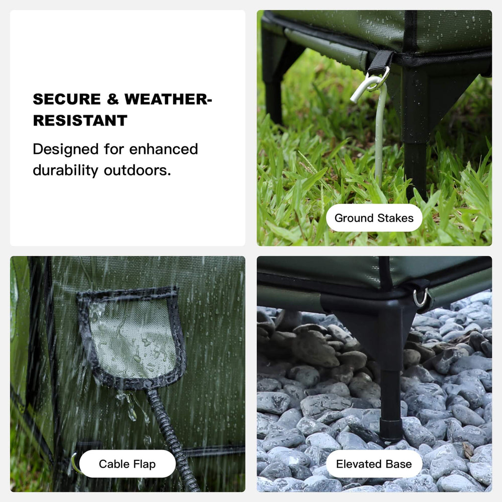 Flagship Outdoor Heated Cat House – Final Sale