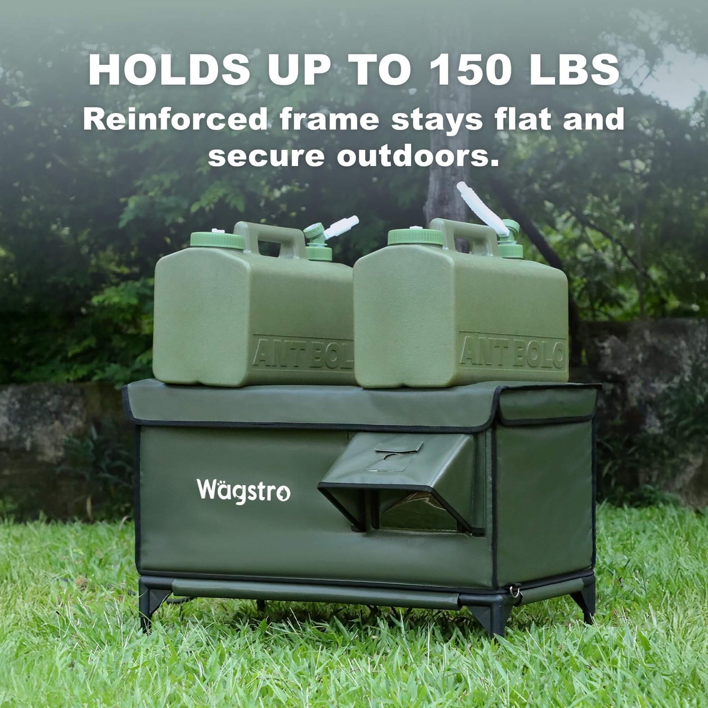 Flagship Outdoor Heated Cat House — Olive Green