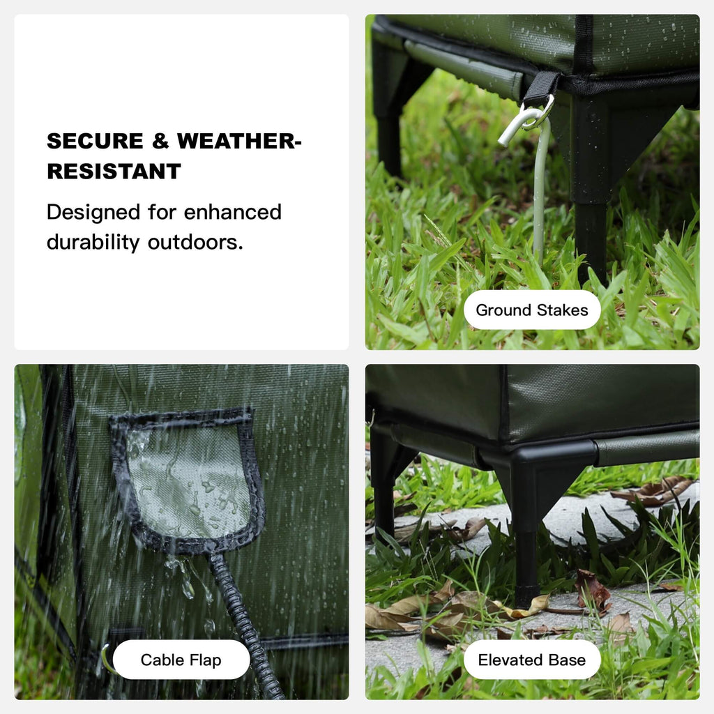 ArcticGuard Outdoor Heated Cat House– Final Sale