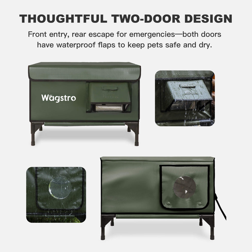 ArcticGuard Outdoor Heated Cat House– Final Sale