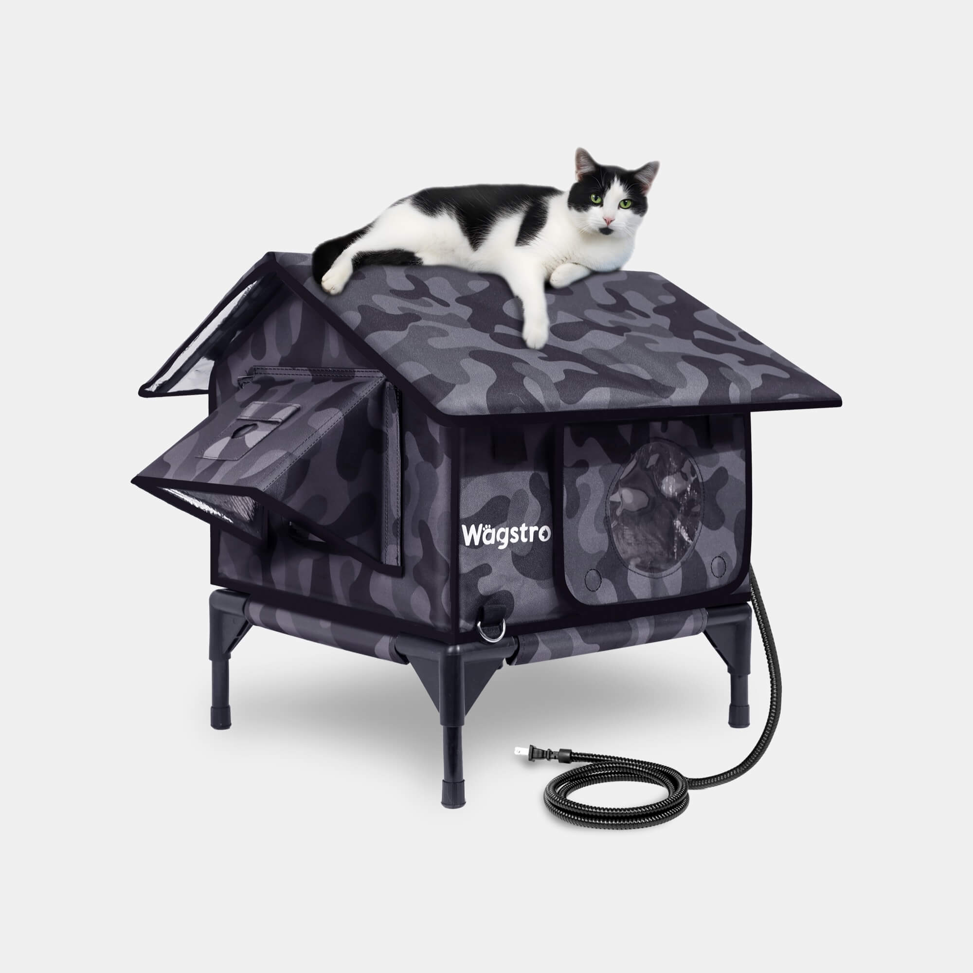 RoofHaus Outdoor Heated Cat House – Final Sale