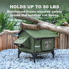RoofHaus Outdoor Heated Cat House – Final Sale