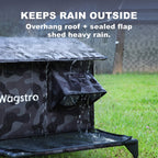 RoofHaus XL Outdoor Heated Cat House with Porch – Final Sale